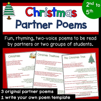 Preview of Christmas Partner Poems
