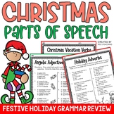 Christmas Parts of Speech Activities