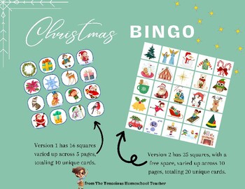 Preview of Christmas Party Bingo Printable Games