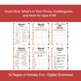 Christmas Party Games Printable Christmas Party Activities