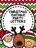 Christmas Party Letters *FREEBIE