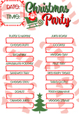 Christmas Party Sign-Up