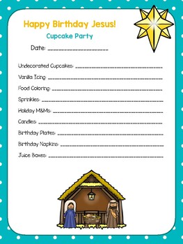 Christmas  Party Sign Up Sheets and more! by Peanut Butter and Jelly