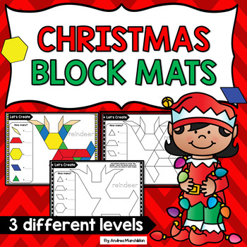 Preview of Christmas Pattern Block Mats