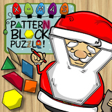 Christmas Pattern Block Puzzles