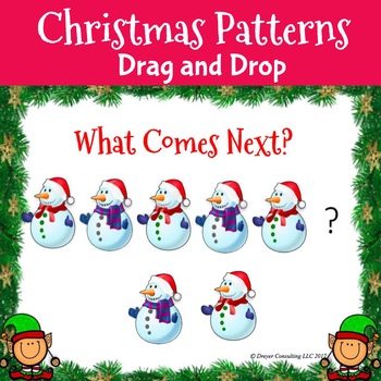 Preview of Christmas Patterns:Activinspire Flipchart