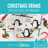 Christmas Penguin Candy Grams | Winter Grams | Class Treat