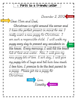 Writing A Christmas Letter from ecdn.teacherspayteachers.com