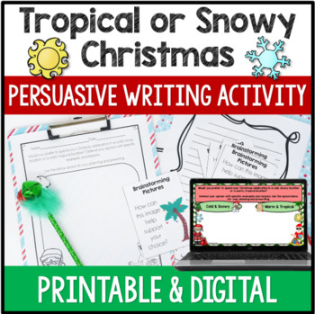 Preview of Christmas Persuasive Writing Activity {Freebie}