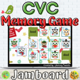 Christmas Phonics CVC Memory Game | Jamboard™