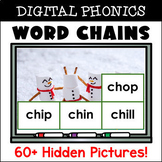 Christmas Phonics Word Chains | Decodable Word Lists and N