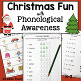 Christmas Phonological Awareness Activities | Speech Therapy