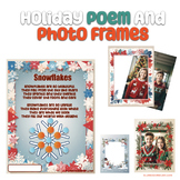 Christmas Photo Frames and Poem Activity - Winter Card Cov