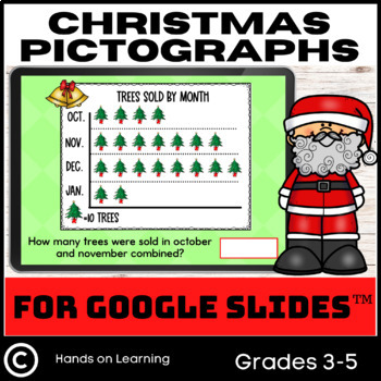 Preview of Christmas Pictographs for Google Slides