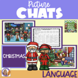 Christmas Picture Chat!- Vocabulary, Wh questions & discussion