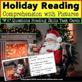 Christmas Picture Comprehension and Wh Questions | Task Bo