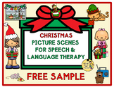 Christmas Picture Scenes:  Free Sample!