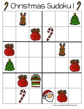 Christmas Picture 6x6 Sudoku
