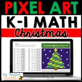 Christmas Pixel Art Kindergarten & First Grade Math for Go