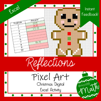 Preview of Christmas Pixel Art | Reflections | Digital Geometry | Instant Feeeback