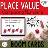 Christmas Place Value Math Compare Numbers | Greater Than 