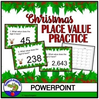 Preview of Christmas Place Value PowerPoint