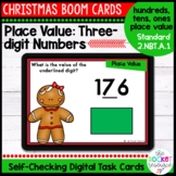 Christmas Place Value to hundreds BOOM™ Cards | 2.NBT.A.1