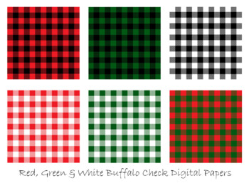 Christmas Song Game With a Red Lumberjack/plaid (Download Now) 