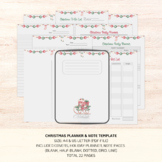 Christmas Planner and Note Template for Christmas Preparation