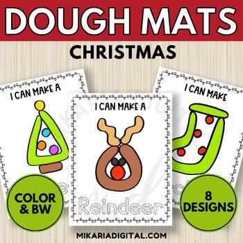 Christmas Playdoh Playdough Mat Gift for Students