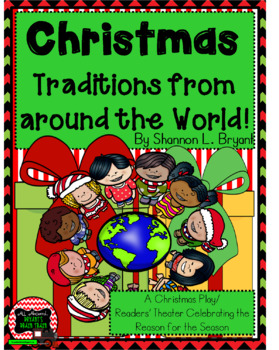 Preview of Christmas Play/Program/Readers' Theater (Christmas around the World)