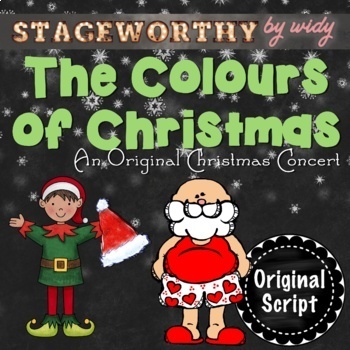 Preview of Christmas Play Script "The Colours of Christmas" Concert Idea or Readers Theater
