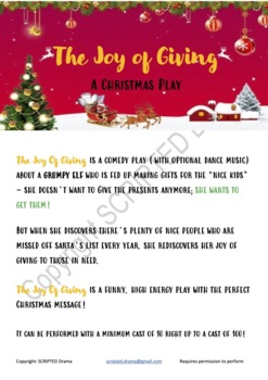 Preview of Christmas Play: The Joy of Giving