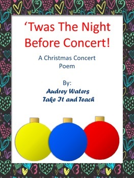 Preview of Christmas Play   The Night Before Concert