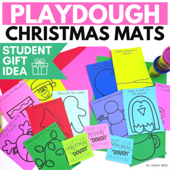 Christmas Playdoh Playdough Mat Gift for Students