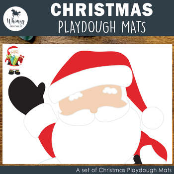 Christmas Playdough Mats By Natural Little Learners Tpt