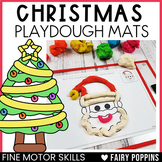 Christmas Playdough Mats | December Fine Motor Tubs