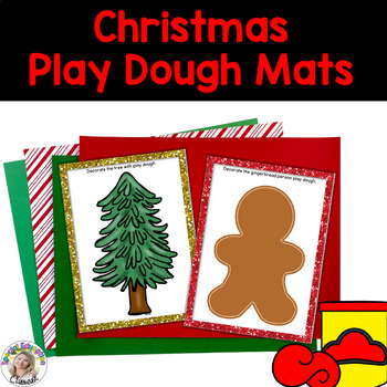 The Best Gift From Teacher To Preschoolers: Christmas Play Dough Mats (Free