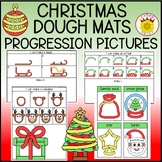 Christmas Playdough Mats and Cards with Sequence Pictures