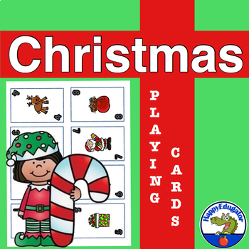 Preview of Christmas Playing Cards - Fun Math Center