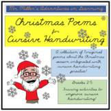 Christmas Poems for Cursive Handwriting