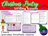 Christmas Poetry Unit - 3 Lessons, PowerPoints, Resources