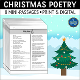 Christmas Poetry Comprehension Passages Set 1