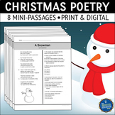 Christmas Poetry Comprehension Passages Set 2