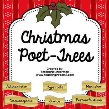 Preview of Christmas Poetry Poet-Tree