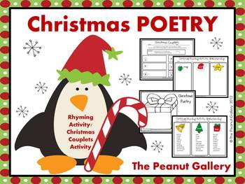 Christmas Poetry (Rhyming Activity & Writing Couplets) by The Peanut Circus