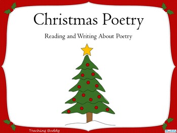 Preview of Christmas Poetry Unit