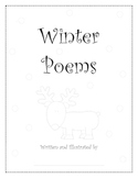 Winter and Christmas Poetry Writing 5 Poem Book Activity