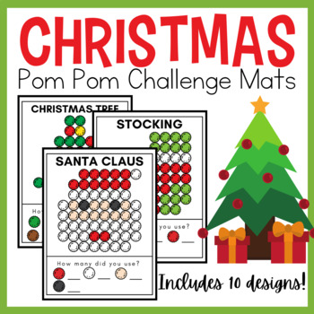 Christmas Pom Pom Mats