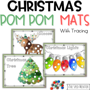 Christmas Pom Pom Mats